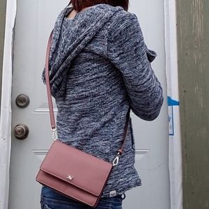 Authentic Michael Kors dusty rose wallet/clutch